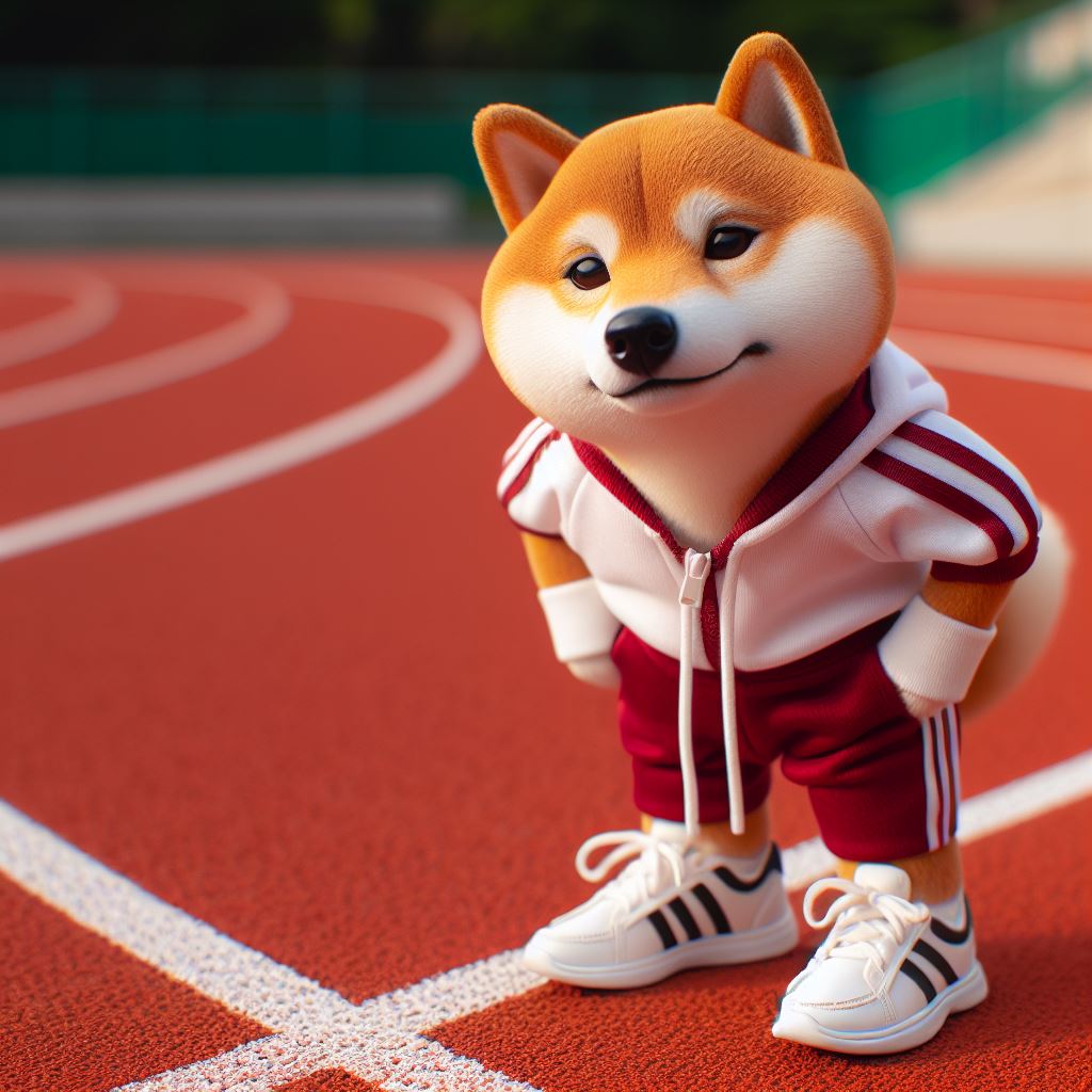 Atletismo com Shibas