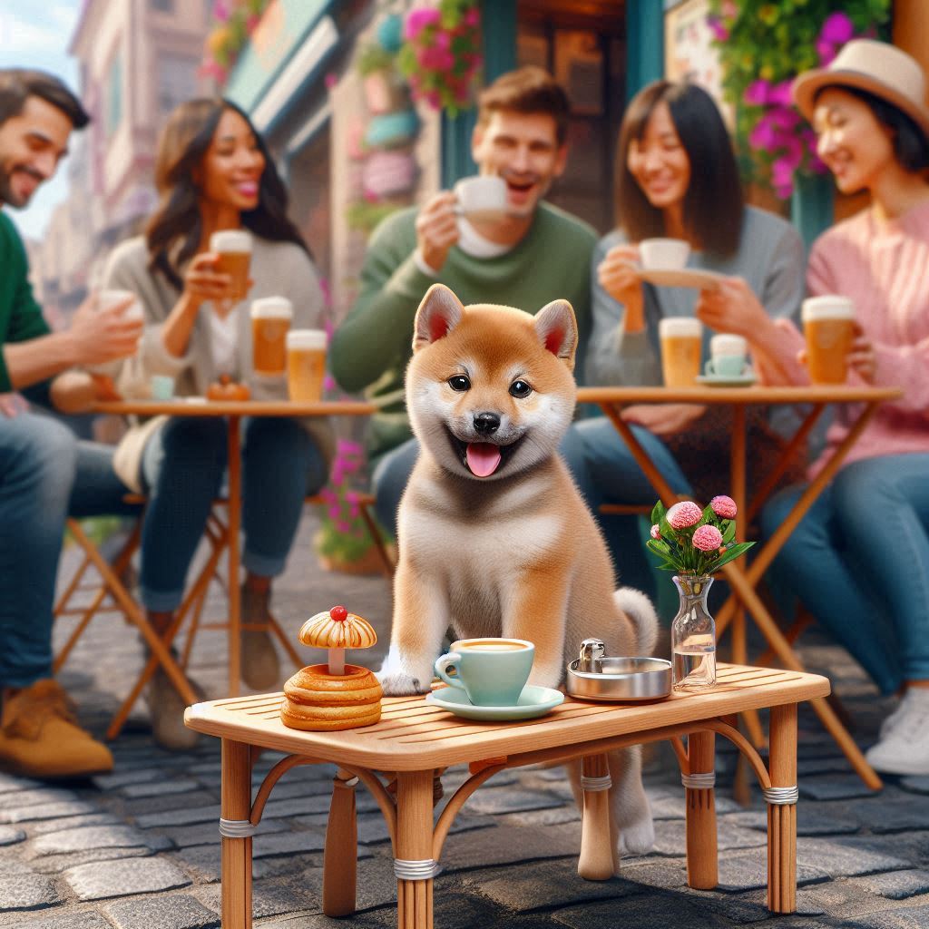 shiba puppy in an ou ALIMENTAÇÃO DO FILHOTE DE SHIBA