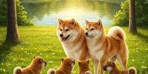 filhotes Shiba excepcionais